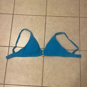 Bleu Rod Beattie Women’s Bikini Set 34D Top & High Waist Bottom Blue Textured